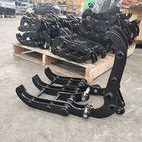 Aksesoris Grabber Grapple untuk Excavator Mini 0,8 Ton - 1,8 Ton / Mesin Penggali Kecil