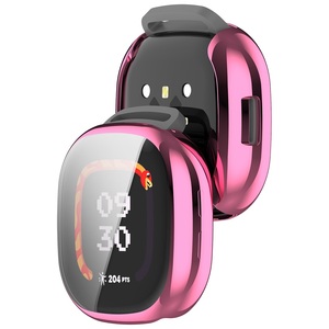 Full Cover Smart Watch Screen Protector Shell Accessories for <strong>Fitbit</strong> Ace <strong>LTE</strong> Soft Plated TPU Watch Protective Case - Product Image 3