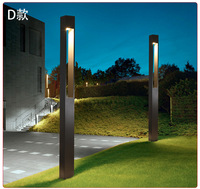 Lámpara de Jardín LED Cuadrada Personalizable de 2m 3m 4m con Clasificación IP65, Nueva Lámpara de Calle de Estilo Chino para Paisajismo Exterior con Alimentación de CA