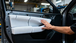 Tira de parachoques de puerta de espuma EVA anticolisión Protector de placa de protección de puerta de plástico - Product Image 6