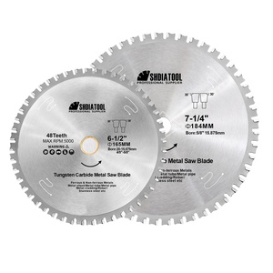 Lama per Sega Circolare in Carburo TCT da 4-14 Pollici per Taglio Ferro, Disco da Taglio per Metallo, per Barre in Acciaio Inossidabile, Senza Bave - Product Image 1