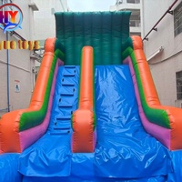 Château gonflable commercial grand format blanc avec toboggan pour mariage, jouet d'extérieur