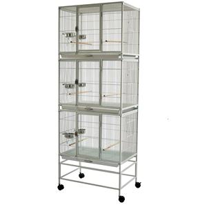 Cage en fer forgé à Triple empiler, Cage robuste pour nourrissage des oiseaux oiseaux oiseaux oiseaux volant - Product Image 1