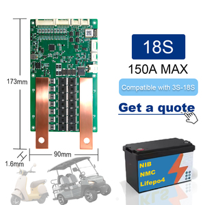Carte de protection intelligente BMS KLS 3-18S BT, 50A 100A 150A, prend en charge LiFePO4/NMC/Na-ion, adaptée aux motos électriques/vélos électriques/ESS - Product Image 1
