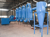 Prix de la machine de séchage rotative à tambour à flux d'air chaud pour copeaux de bois, déchets de bois, feuilles de gazon, balle de café, sciure de bois industrielle