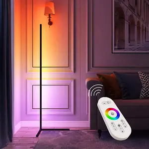 Gaming Lights Woonkamer Sfeerlicht Rgb Huis Indoor Decor Nachtverlichting Staande Led Hoek Vloerlamp