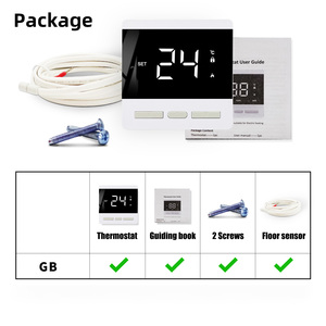 25A điện sưởi ấm sàn nhiệt sưởi ấm Bộ điều khiển phim sưởi ấm nhiệt độ sàn kiểm soát chuyển đổi - Product Image 6