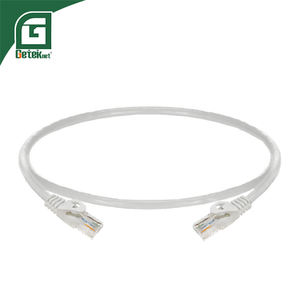 Câble de raccordement <span class=keywords><strong>Ethernet</strong></span> LAN GETEKnet ODM OEM extérieur étanche RJ45 RG46 Cat6a Cat6 ultra fin 15m <span class=keywords><strong>40m</strong></span> blanc pour caméra IP - Product Image 1