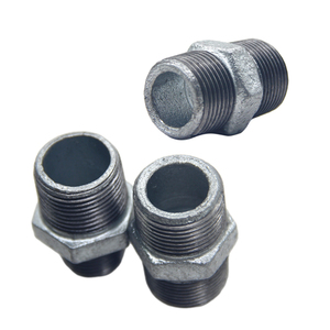 Sắt dễ uốn nam ren ống núm vú chủ đề phụ kiện đường ống núm vú - Product Image 4