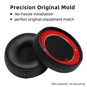CORBORS Portable Replacement EarPads Cushions for <strong>Solo</strong> <strong>Pro</strong> Wireless Noise Cancelling On-Ear <strong>Headphones</strong> Soft Protein - Product Image 4