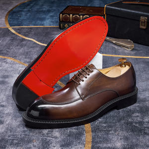 Chaussures pour hommes en cuir véritable de style britannique, cousues Goodyear, semelle en caoutchouc imperméable, décontractées, formelles, pour les occasions spéciales - Product Image 6