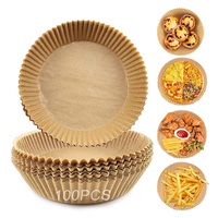 Papier sulfurisé multi-tailles jetable, aseptique, résistant à la chaleur, antiadhésif, écologique, compatible four, à base de pâte à papier, imperméable à l'huile, pour cuisine