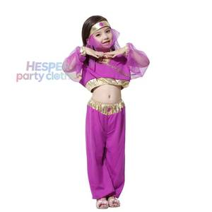 Costume de danse du ventre pour enfants HP Purple, déguisement de princesse arabe pour filles, cosplay, spectacle de carnaval, jeu de rôle, robe de fête - Product Image 1