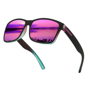 Custom Polarized Sunglasses <b>Square</b> <b>Frame</b> UV400 Protection TAC Lens Unisex Outdoor Sports Cycling Glasses - Product Image 1
