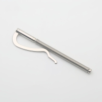 Pince à billets classique en métal massif de 90 mm, personnalisée, directement de l'usine, pour supports de factures de restaurants de luxe