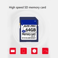Tarjeta de Memoria SD Zoskala de Alta Velocidad U3 Clase 10 para Monitoreo de Video de Alta Calidad, Gran Capacidad 32g 64g 128g 256g 512g C10 Azul