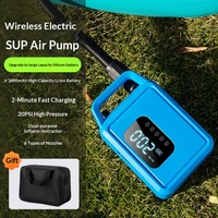 Pompe à air électrique portable alimentée par batterie au lithium pour le camping en plein air, pour SUP, radeaux gonflables, planches à pagaie, tentes ; à fixer sur le véhicule