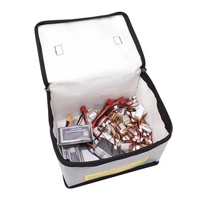 Sac sûr Lipo fibre de verre résistant au feu anti-déflagrant sac au Lithium Lipo bureau usine batterie sac de rangement de sécurité