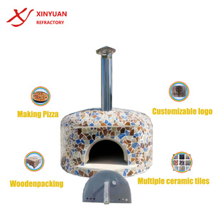 Giá tốt nhất gỗ ngoài trời lửa Lò nướng bánh Pizza cung cấp vàng Nhà cung cấp Lò nướng bánh Pizza gỗ lửa củi Lò nướng bánh pizza - Product Image 2