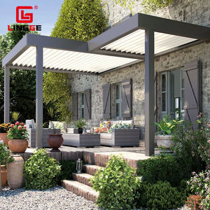 Pergola en aluminium robuste avec lame Gazebos Patio Carport, <span class=keywords><strong>abri</strong></span> <span class=keywords><strong>de</strong></span> <span class=keywords><strong>jardin</strong></span>, structure d'auvent commerciale - Product Image 1