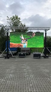 Torre di sollevamento traliccio IP65 con supporto per luci LED 4K, per digital signage, video wall, noleggio eventi, con manovella per palco e centri commerciali - Product Image 6