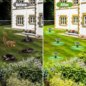 Répulsif Solaire Ultrasonique Saijzek OEM ODM Contre les Taupes, Voles, Gophers et Serpents pour Extérieur, Ferme et Pelouse - Product Image 4