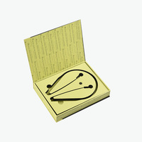 Boîte d'emballage en papier personnalisable pour écouteurs et casques de sport filaires GMI avec gaufrage, laminage mat, revêtement UV, recyclable