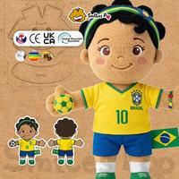 Hadiah Boneka Promosi Merek Kustom, Boneka Plush Ramah Kulit yang Dapat Dicuci, MOQ Rendah, Saluran Pasokan Stabil