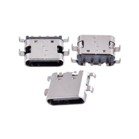 Connecteur femelle USB Type-C 4 broches SMT, hauteur 0,8 mm, montage sur circuit imprimé 1,6 mm
