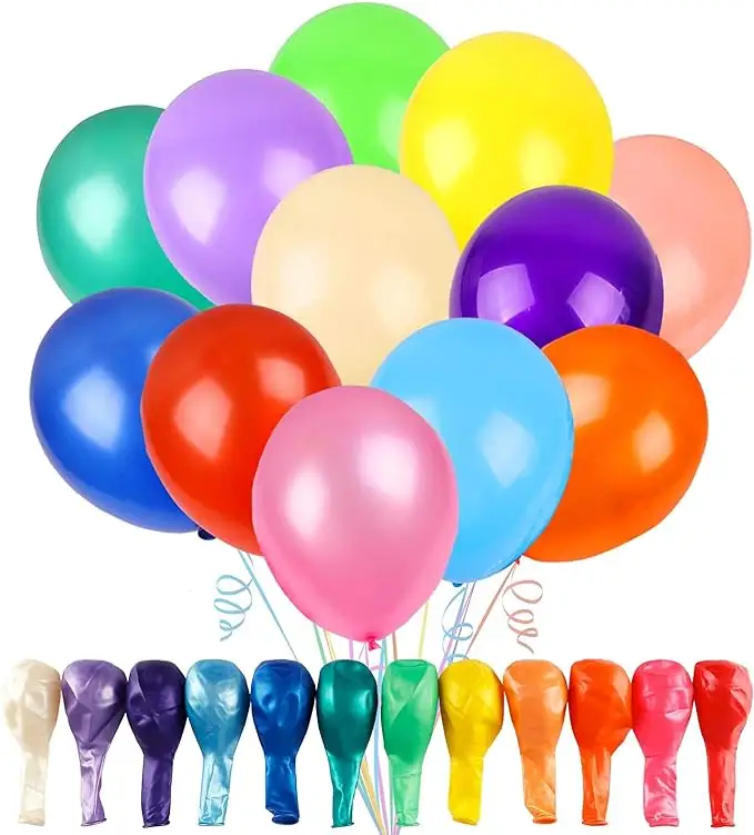 JYAO 12 palloncini in lattice per feste con colori brillanti per feste di compleanno matrimonio forniture Arch ghirlanda