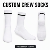 Chaussettes mi-hautes personnalisables avec logo, vente en gros, chaussettes blanches vierges en coton pour impression et broderie, service de conception gratuit