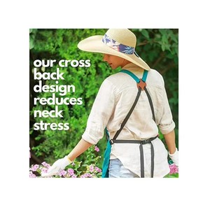 Grembiule da Giardinaggio Senza Maniche per Uomo e <span class=keywords><strong>Donna</strong></span>, Resistente all'Acqua, in Cotone e Poliestere, Ecologico, Durevole, Leggero, con Sgancio Rapido - Product Image 2