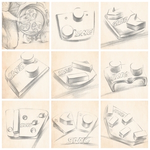 Vendita calda di 30 grane singola bara segmento medio legame pavimento in calcestruzzo diamantato scarpe per smerigliatrice - Product Image 4