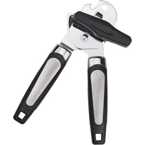 Ouvre-boîte multifonctionnel 3 en 1 en acier inoxydable robuste avec aiguiseur de couteau - Product Image 1