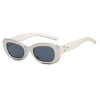Lunettes de soleil rétro minimalistes pour femmes, verres UV400, monture PC, accessoire de mode haut de gamme
