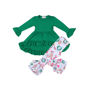 Poco trajes de chica de bebé niña falda superior de glaseado polainas niños ropa conjuntos venta - Product Image 4