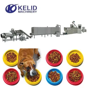 Dog Adult Complete Nutrition Dry Pet Food Extruder Making Machine Kibble Dog Food Extrusion Line