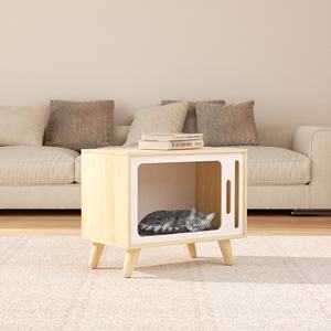 أثاث مأوى كبير فاخر للقطط على شكل تلفزيون داخلي قوي - Product Image 3