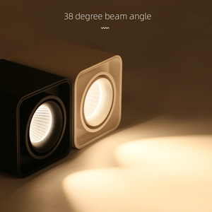 Aisilan Mới Nhà Vệ Sinh Nhỏ Vuông Twin Wallwasher Có Thể Điều Chỉnh <span class=keywords><strong>GU10</strong></span> Thay Đổi Độ Sáng Lịch Thi Đấu Downlight <span class=keywords><strong>Led</strong></span> Bề Mặt - Product Image 4