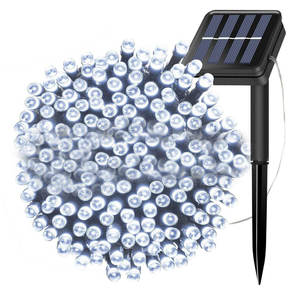 <span class=keywords><strong>Guirlande</strong></span> Lumineuse <span class=keywords><strong>Solaire</strong></span> Extérieure Étanche 100 Led 8 Modes pour Arbre de Noël Jardin Patio Clôture <span class=keywords><strong>Balcon</strong></span> Décorations de Noël - Product Image 4