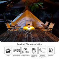 Lámpara Solar LED con Forma de Llama, Acero Inoxidable, Impermeable, 3 Modos, Carga Solar USB, Luz Decorativa Colgante para Jardín y Patio