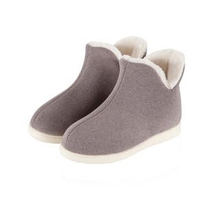 <strong>Women</strong> Winter High Top Indoor Slipper Boots, Warm Fleece Lined Cozy <strong>Non</strong> <strong>Slip</strong> Household Ankle Home <strong>Shoes</strong> - Product Image 1