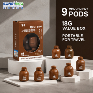 <span class=keywords><strong>กาแฟ</strong></span>โคลด์บรูว์สำเร็จรูปแบบเข้มข้น ราคาโรงงานขายส่ง สำหรับเครื่องดื่มอเมริกาโน่เย็นแบบสำเร็จรูป บรรจุกล่อง 18 กรัม - Product Image 2