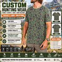 Kaos Lengan Pendek Camo Beige Ungu Custom Print UPF 50 Perlindungan Sinar Matahari Cepat Kering Performa Outdoor Kaos Lembut Campuran Rayon