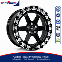 Jantes de camion tout-terrain forgées monobloc de haute qualité personnalisées, 17, 18, 20 pouces, noir brillant, 5x127, pour Jeep Gladiator Wrangler