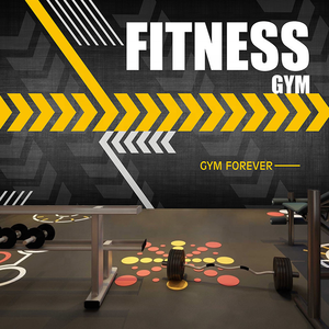3D sport <span class=keywords><strong>palestra</strong></span> carta da parati autoadesiva Fitness carta da parati murale buccia e bastone tessuto murale rivestimento murale - Product Image 1