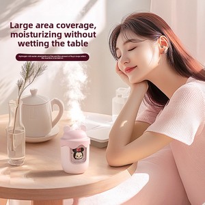 Humidificador de Vapor Frío de 400 ml, Mini Lámpara Nocturna, Apagado Automático sin Agua, Humidificador USB con Aromaterapia para Hotel, Hogar, Dormitorio y Auto - Product Image 3