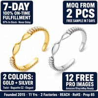 Bracelet manchette baguette en acier inoxydable personnalisé avec zircone cubique et pierres de cristal, style chaîne tennis, vente en gros