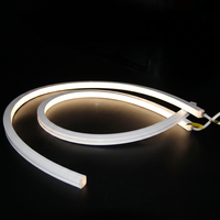 Tira de Neón de Silicona de Alta Luminosidad 1616, IP67 Impermeable, Iluminación Decorativa Lineal, Tira LED de Alta Transmitancia de Luz
