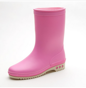 Stivali da Pioggia Impermeabili in PVC <span class=keywords><strong>per</strong></span> Bambini e Adulti, <span class=keywords><strong>Scarpe</strong></span> in <span class=keywords><strong>Gomma</strong></span> Leggere a Metà Polpaccio <span class=keywords><strong>per</strong></span> Campeggio, Pesca ed Escursionismo Familiare - Product Image 2